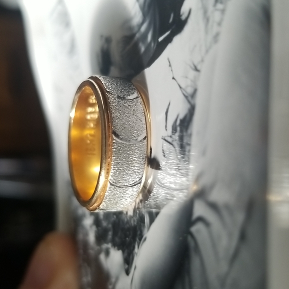 Vintage Joseph Esposito Wedding Band 18K HGE ESPO signed - Picture 1 of 6